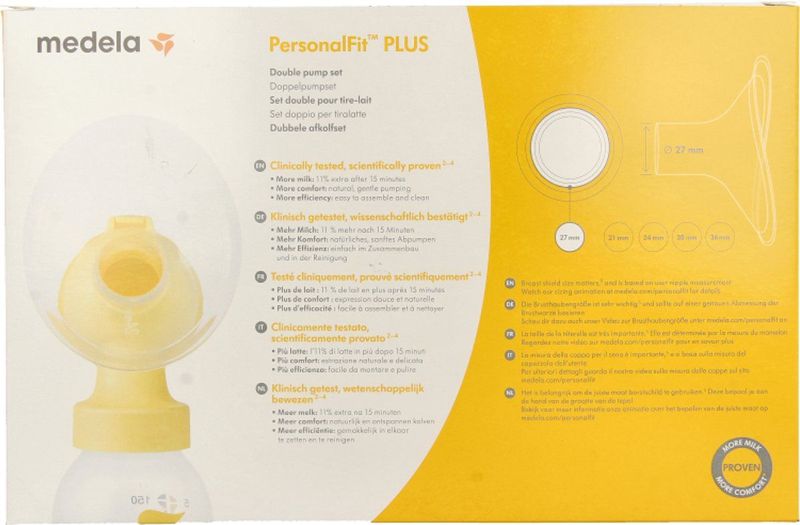 Medela PersonalFit™ Plus Symphony | Dubbele afkolfset-L (27mm)