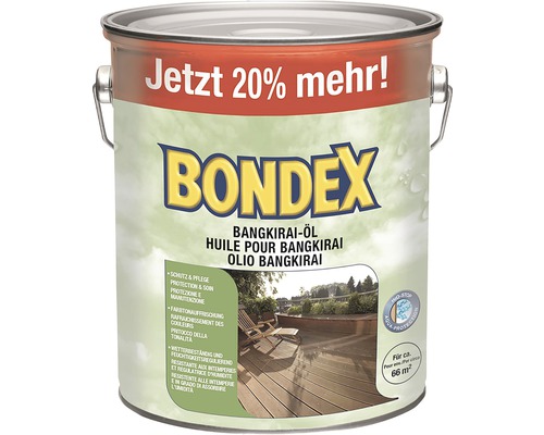 Bangkirai olie Bondex 3.0 l