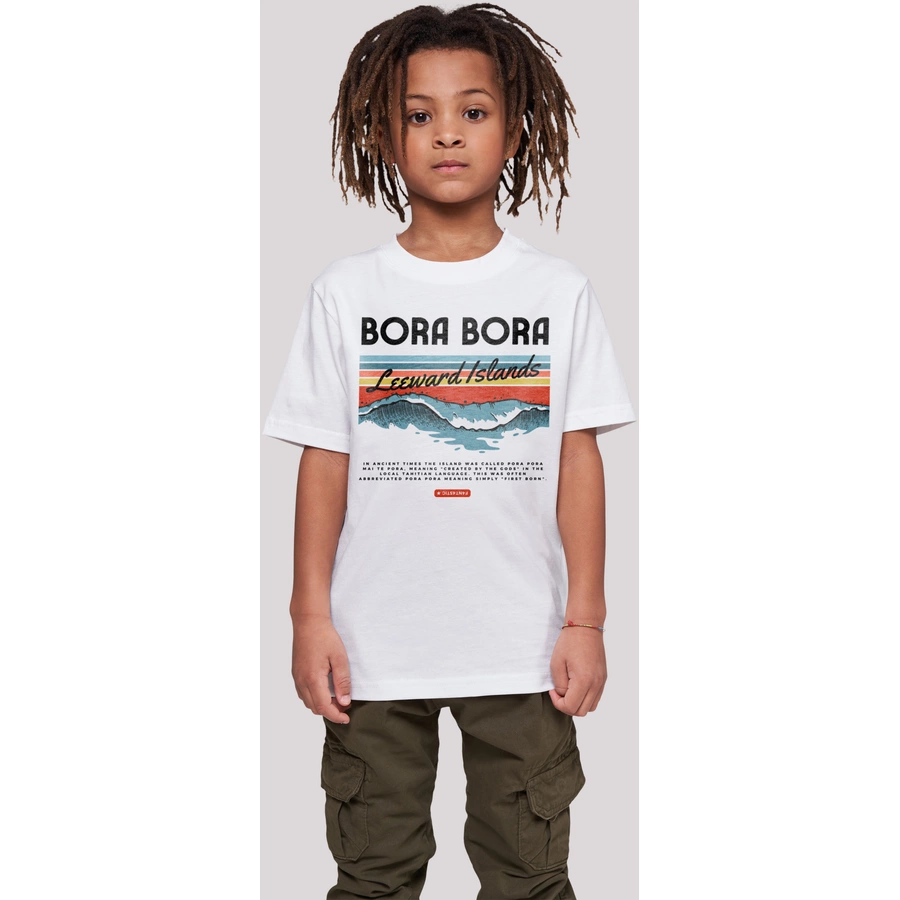 F4NT4STIC T-Shirt Bora Bora Leewards Island weiß