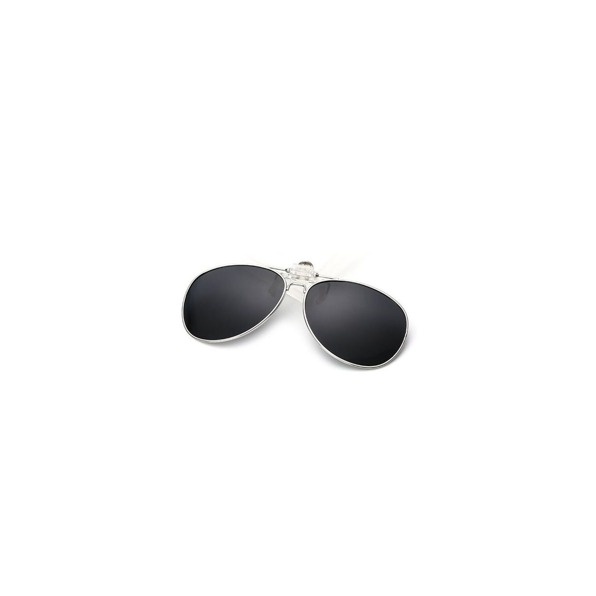 Aviator-solbriller med UV400-beskyttelse og svart linsefarge
