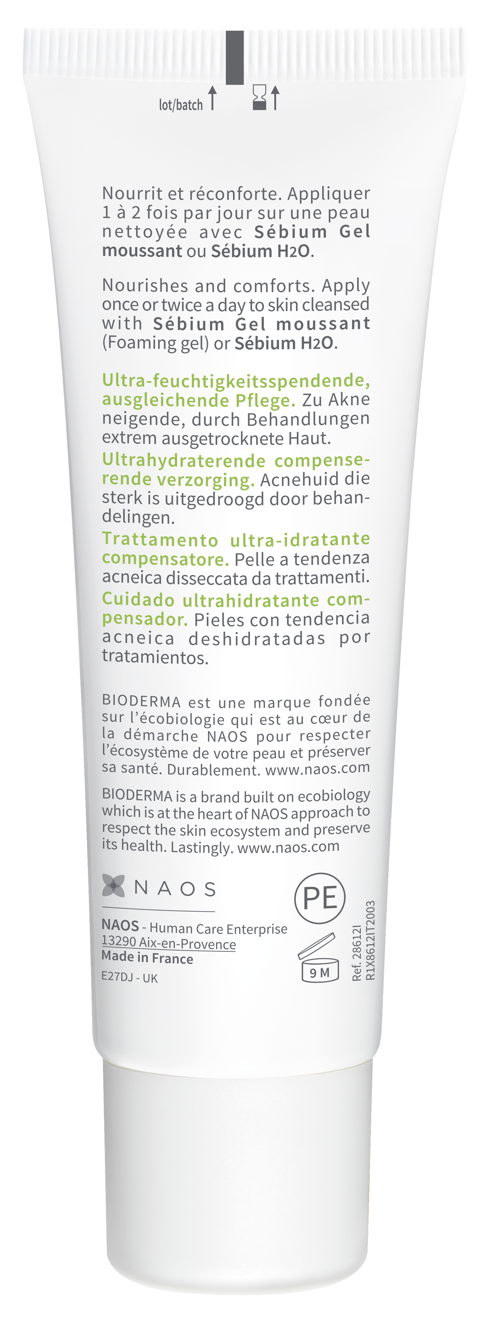 Bioderma Sébium Hydra crème Creme Tb 40 ml