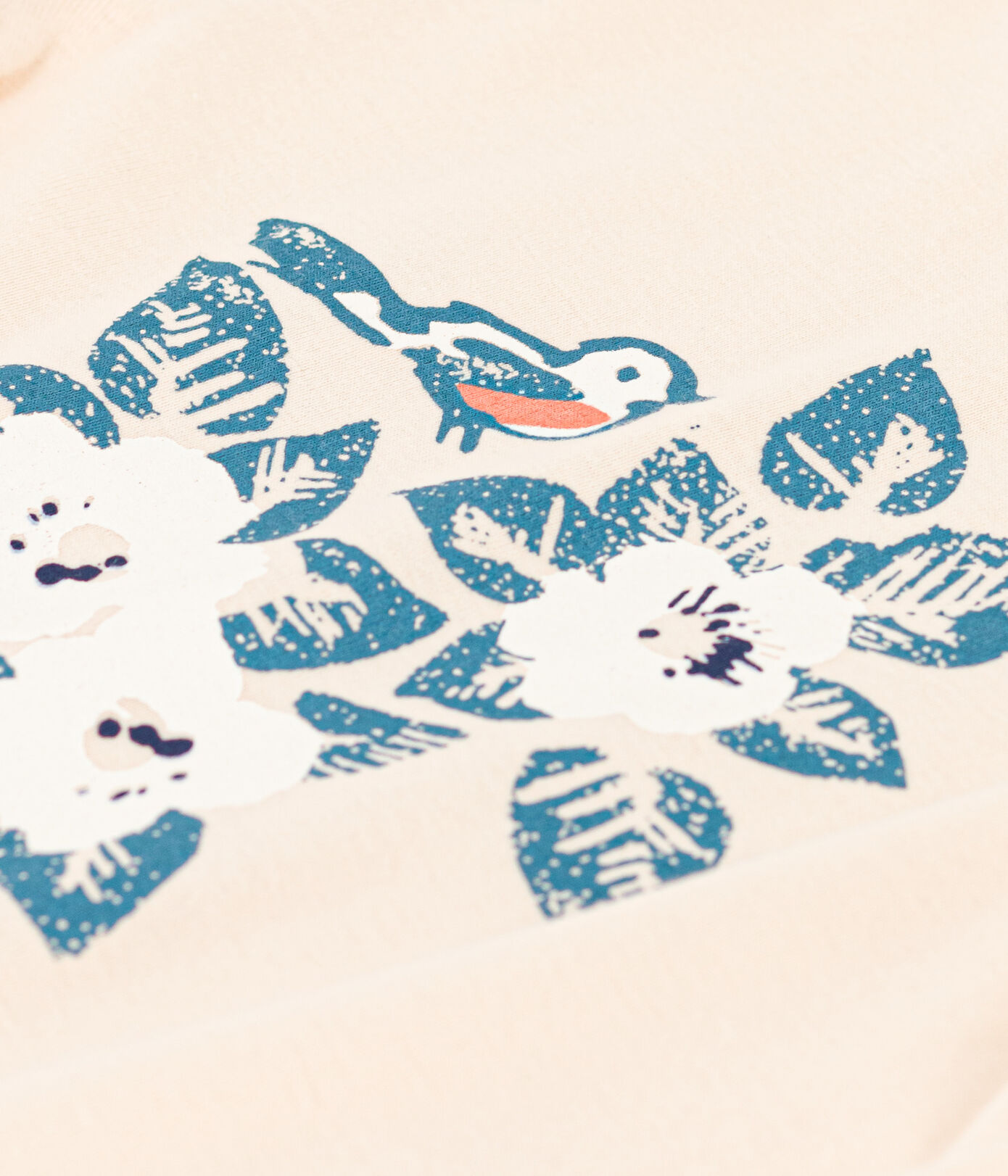 Tee-shirt manches longues en coton enfant fille