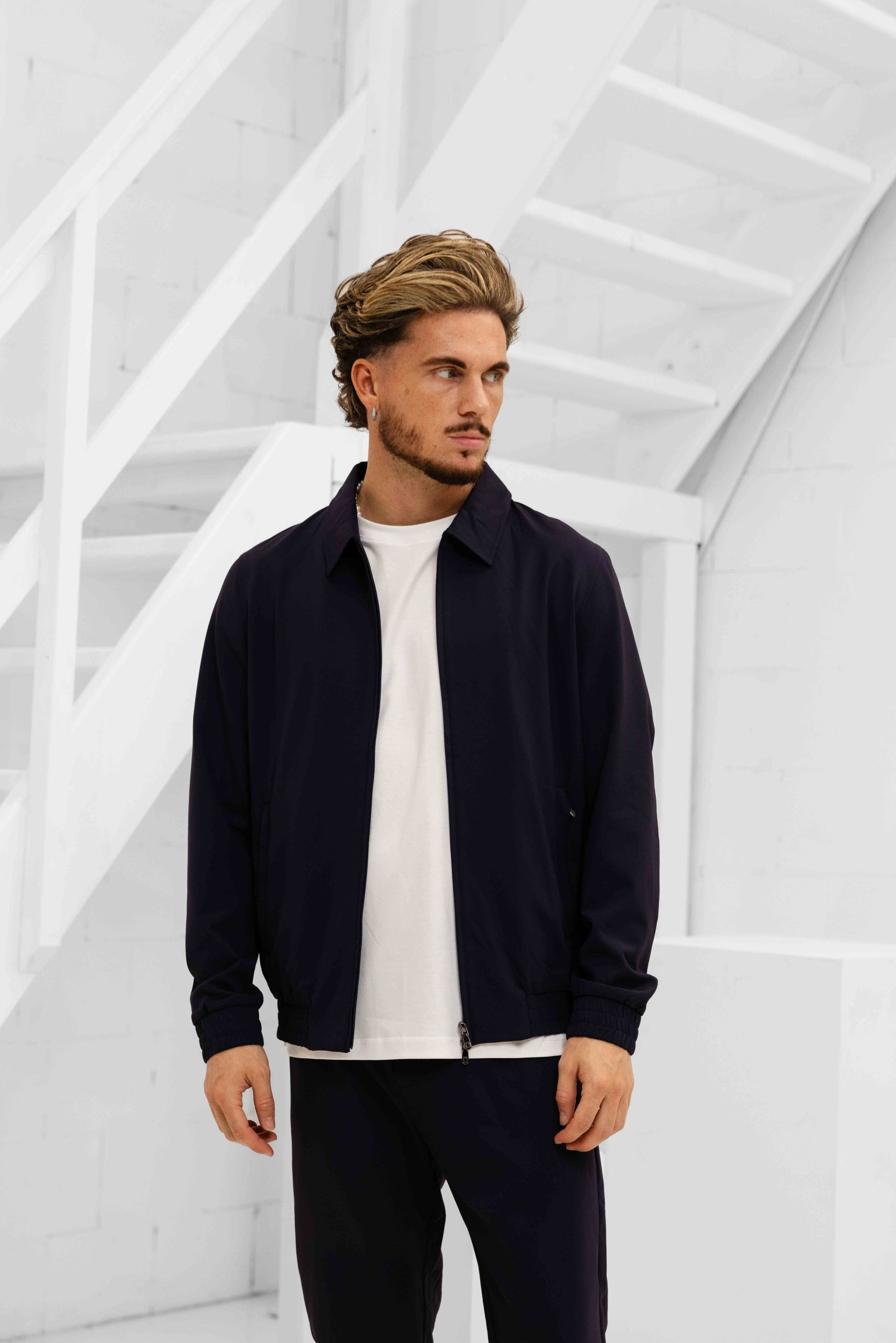 Cou7ure Essentials Reflection Trainingspak Heren Donkerblauw