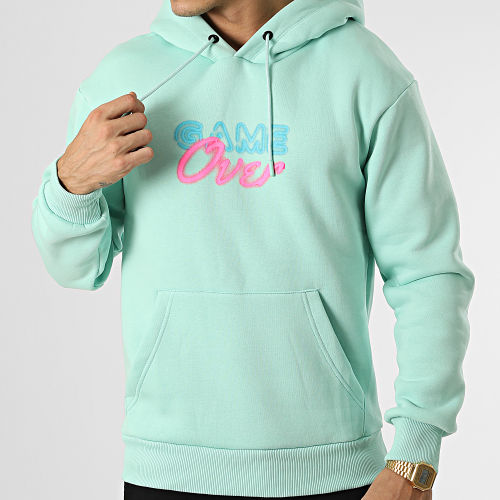 Sweat Capuche GK-1128 Vert Menthe