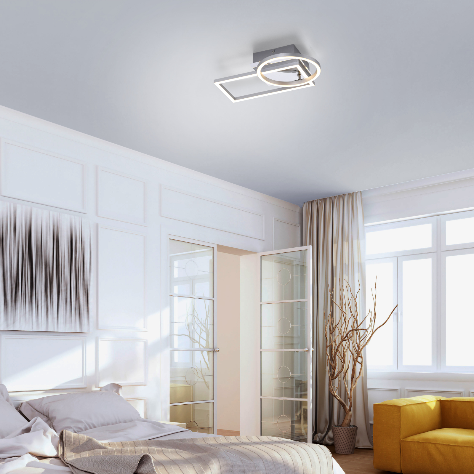 LED-Deckenleuchte - Stahl - 37 cm lang
