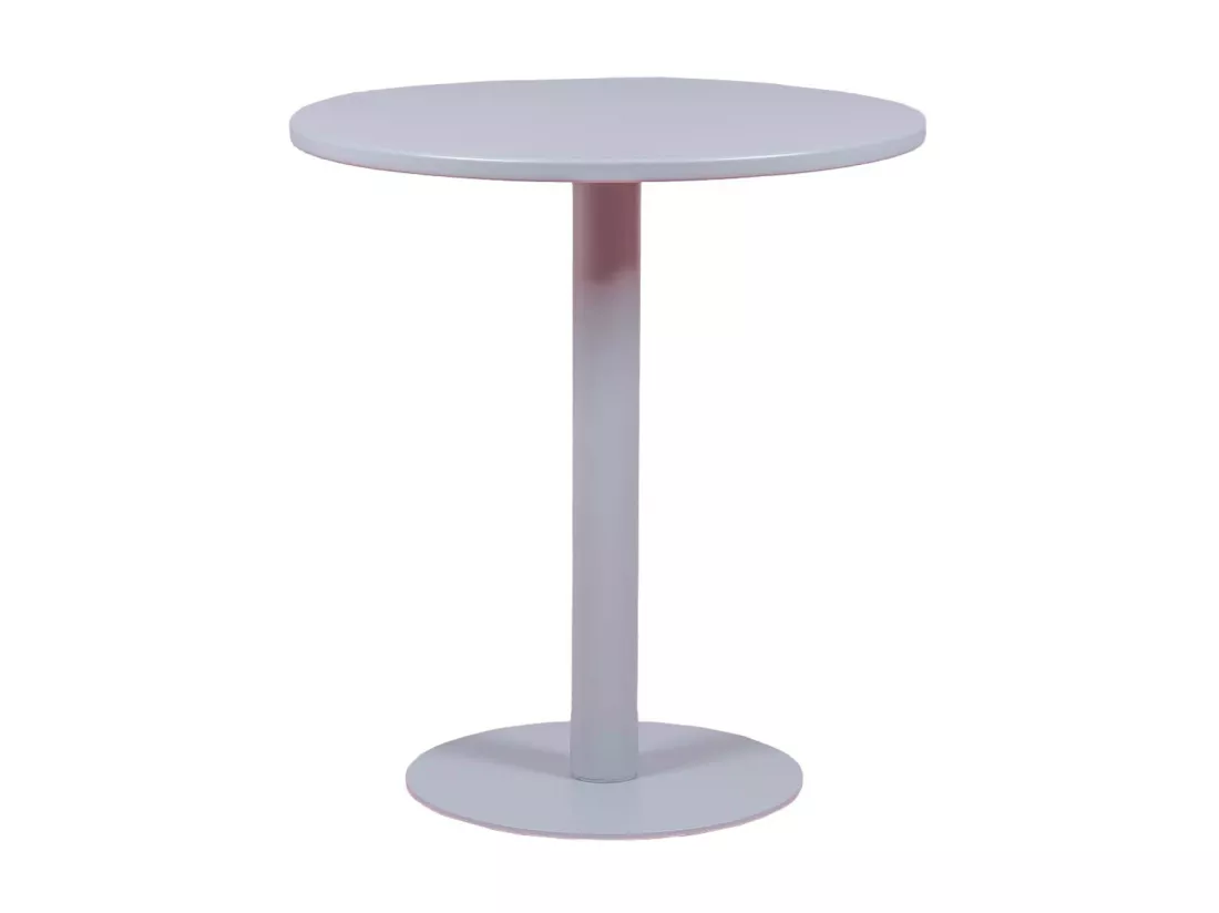 Table haute industrielle en acier 76cm de haut - Brandon - Gris