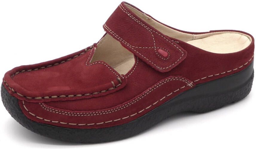 Wolky Dames Klompen 06227 Roll Slipper Rood