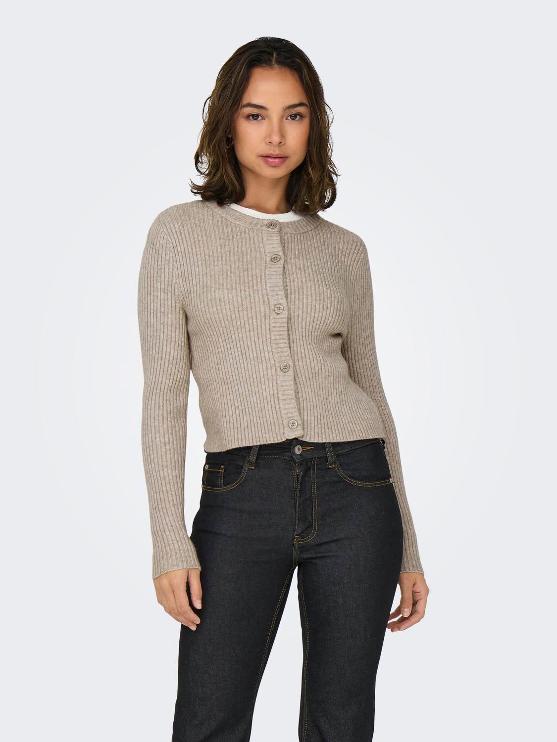 ONLKATIA Strickjacke Mocha Meringue