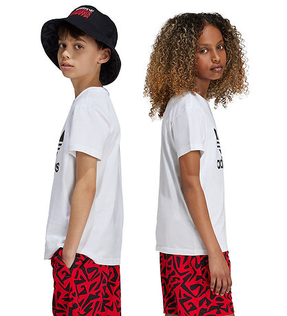 adidas Originals T-Shirt - Trefoil - Weiß