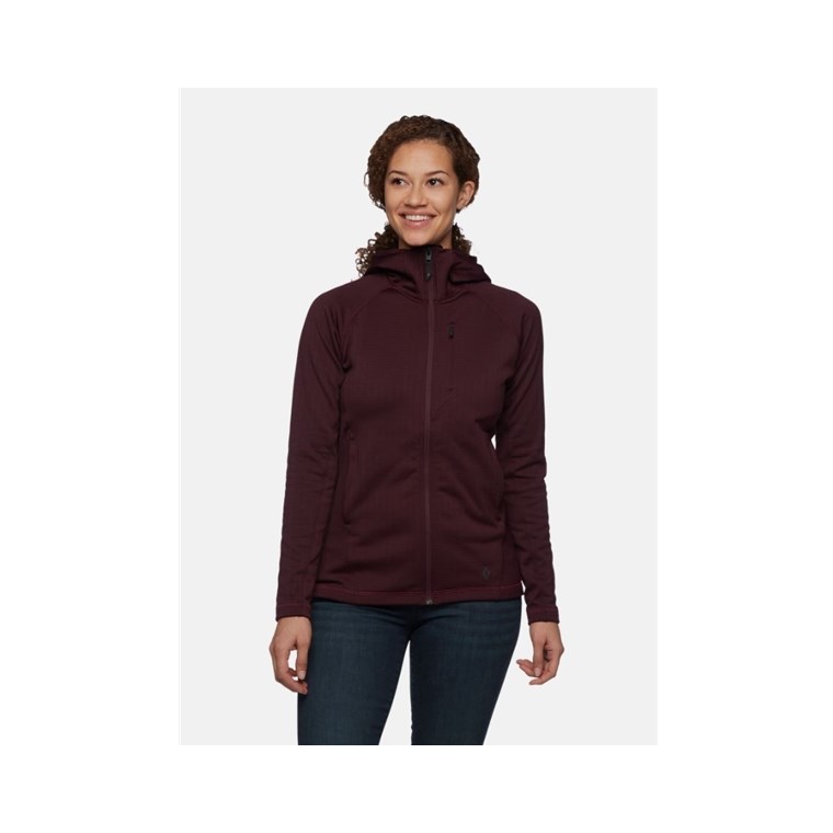 Black Diamond W Factor Hoody Bordeaux
