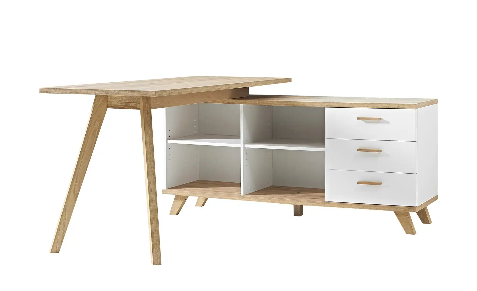 Schreibtisch mit Sideboard GW-Oslo