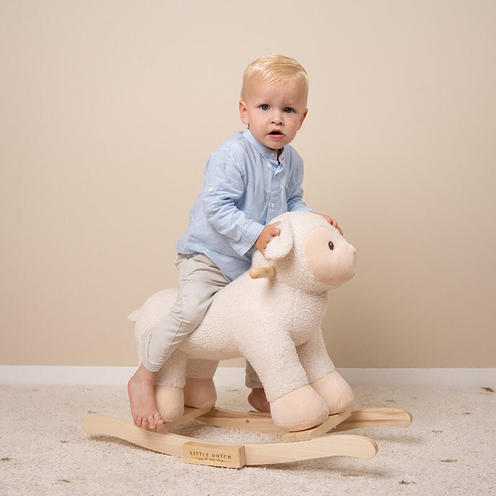 Hochet anneau souple mouton - Little Farm - LITTLE DUTCH