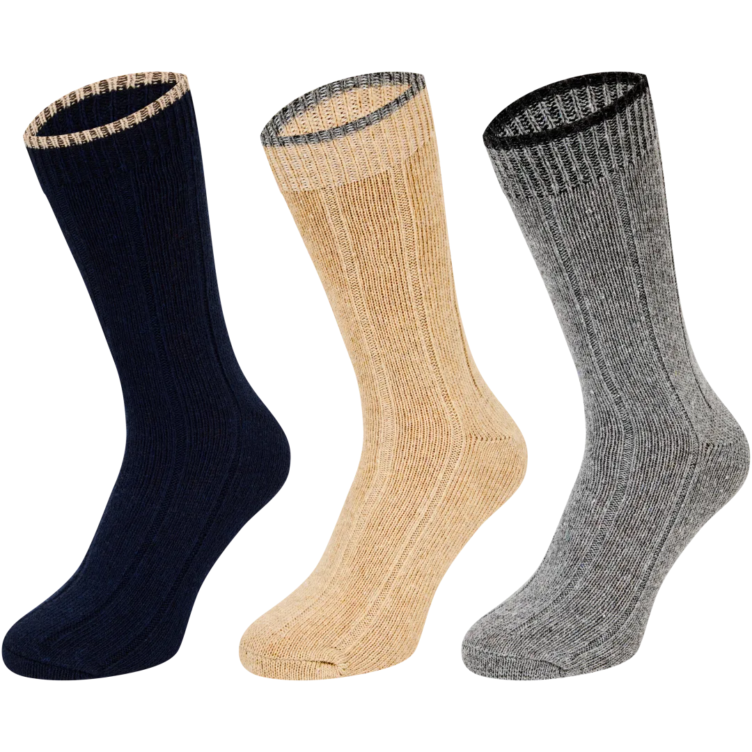 Chaussettes mélange laine