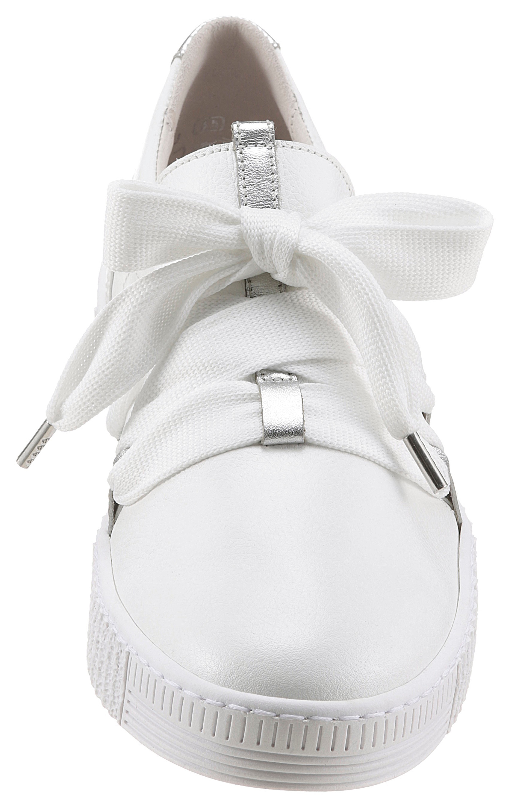 Gabor Slip-On Sneaker  Schnürschuh, Halbschuh, Slipper mit aufgesetzter Zierschnürung