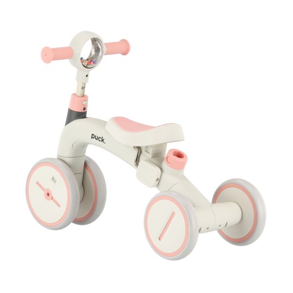 Puck 3-In-1 Driewieler - Wit/Bruin