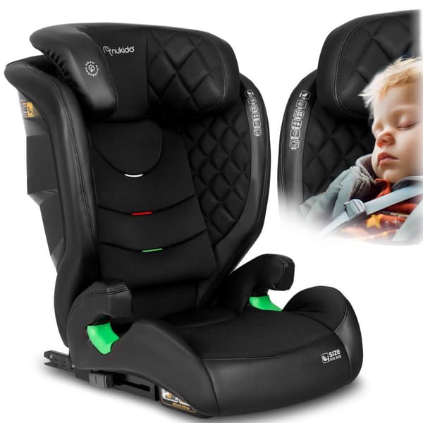 Bilstol Nukido Louis svart 15-36 kg ISOFIX