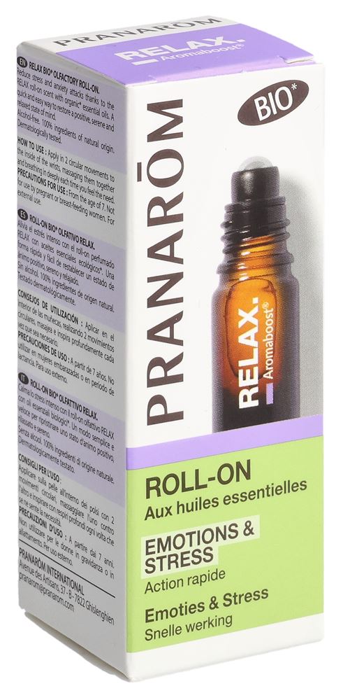 Pranarom Aromaboost Roll-on Roll-on Relax Bio Roll-on 5 ml
