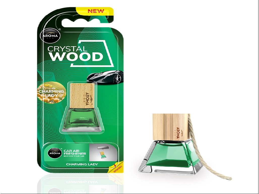 AMBIENTADOR AUTO AROMA CAR CRYSTAL WOOD CHARMING 7ML