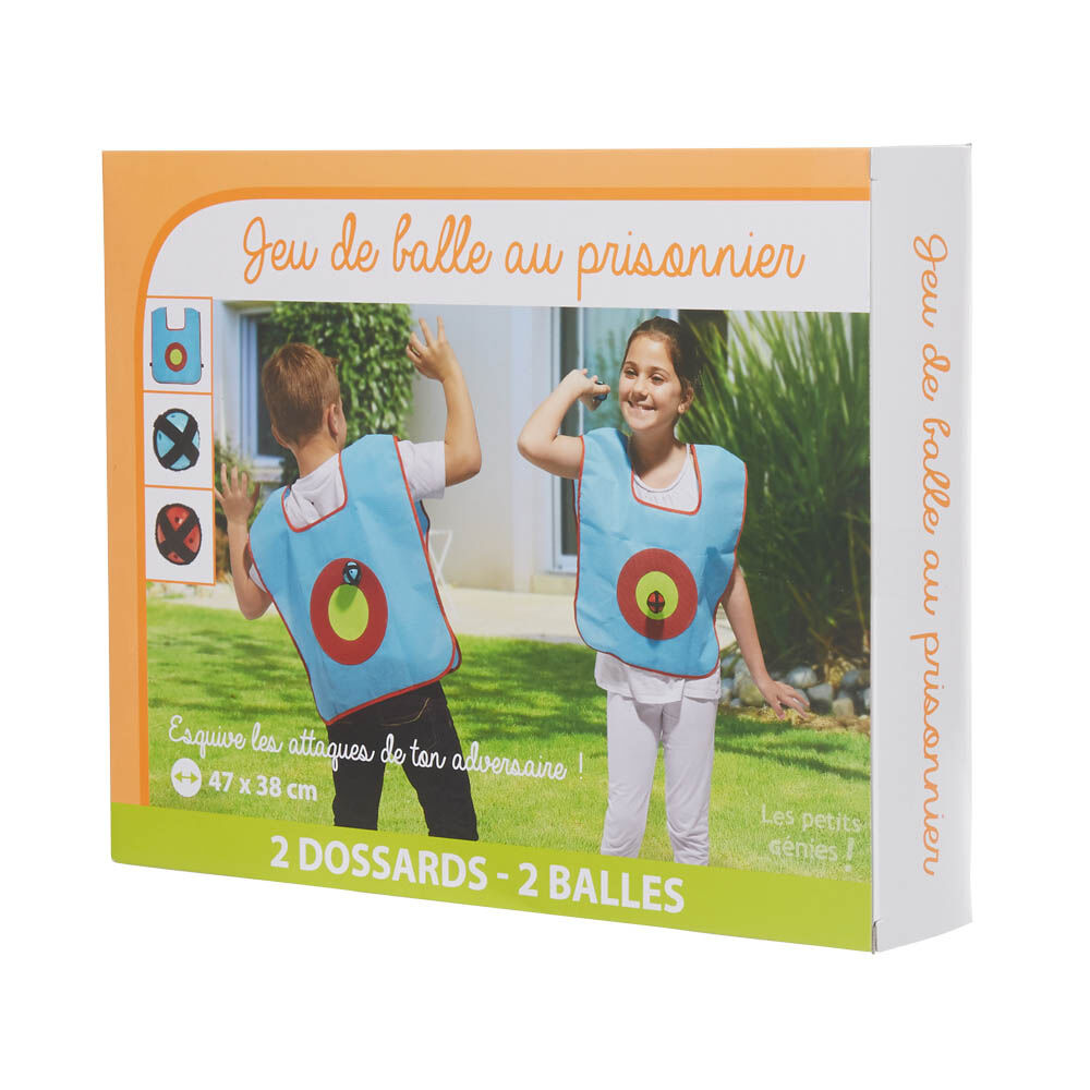 Jeu maillot à scratch avec balle x2