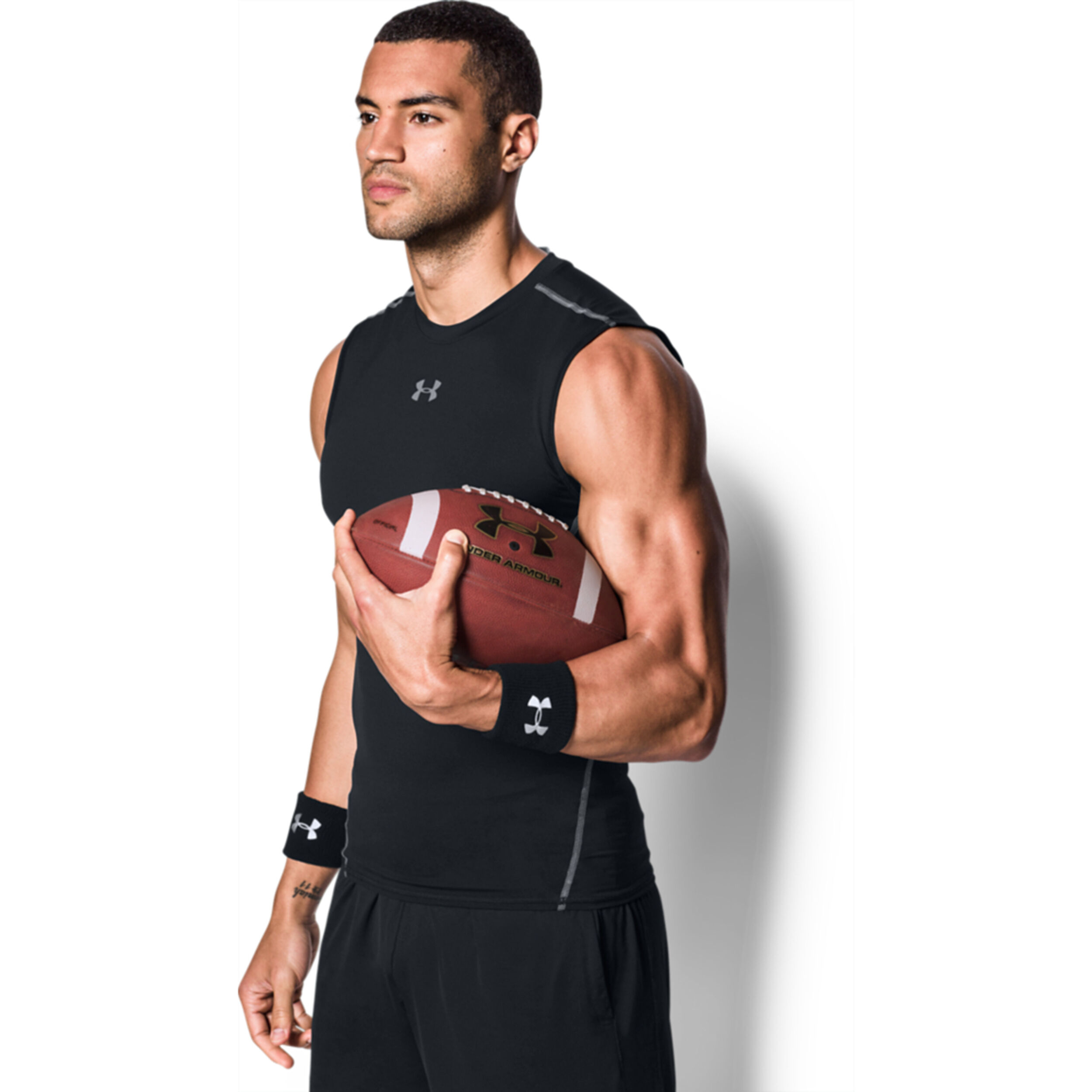 Under Armour Performance Poignet Pack De 2 Unités - Noir , Blanc