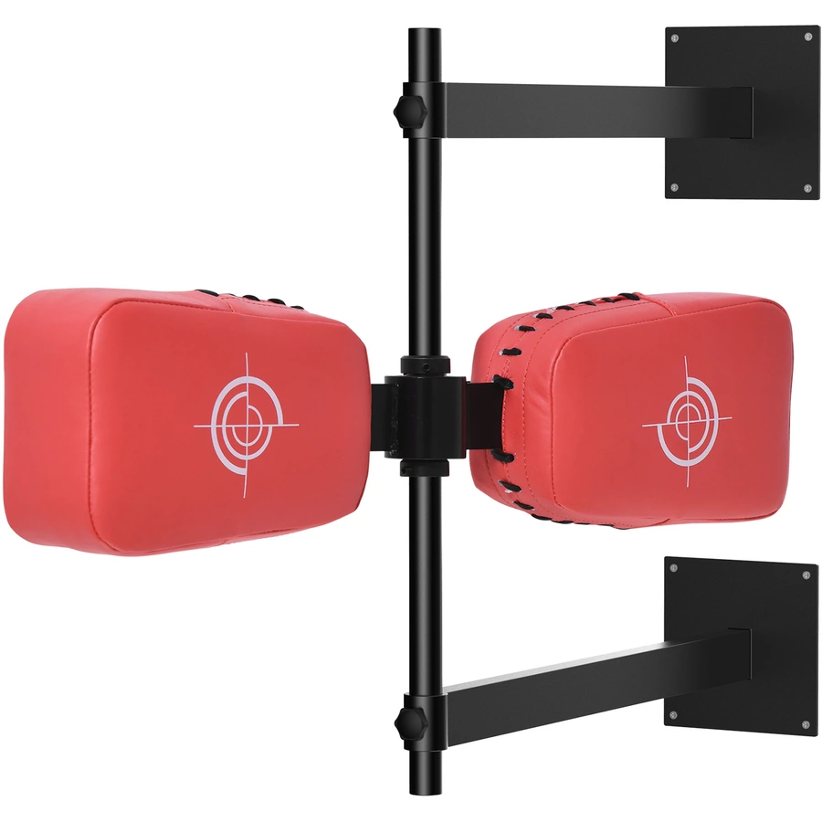 HOMCOM Kampfsporttrainer mit 360-Grad Drehung rot