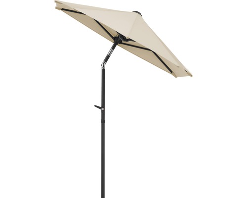 Schneider Salerno Mezza parasol, 150 x 150 cm, naturel