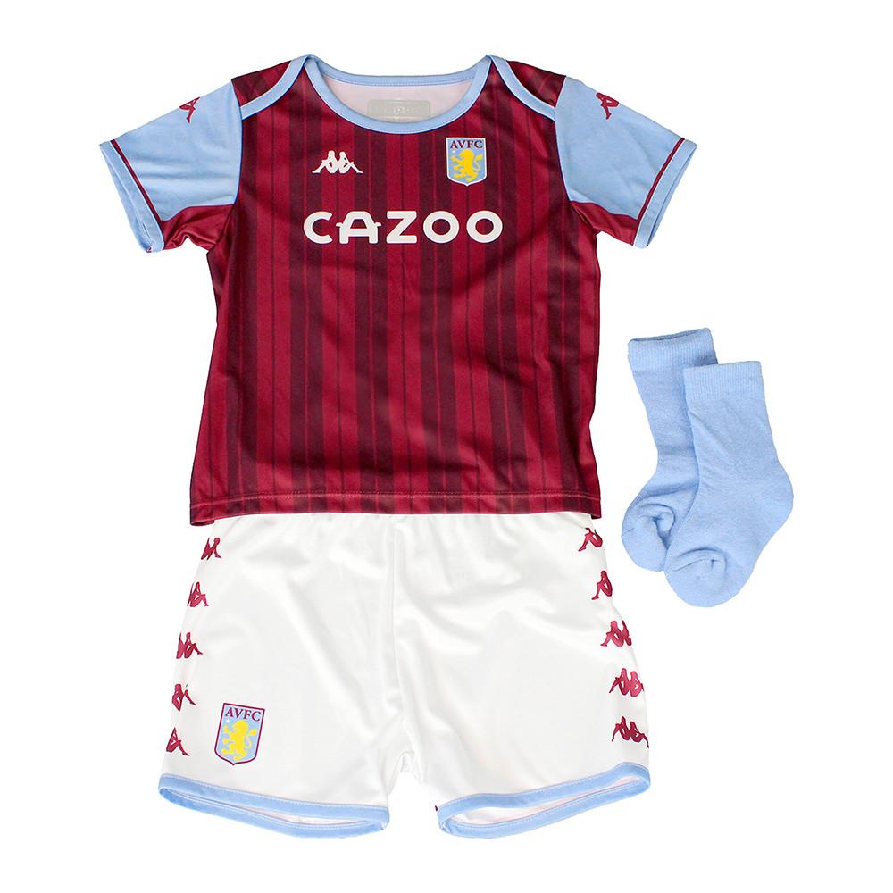 Kappa Aston Villa Kit Domicile Rouge Bébé Kappa 2021/2022