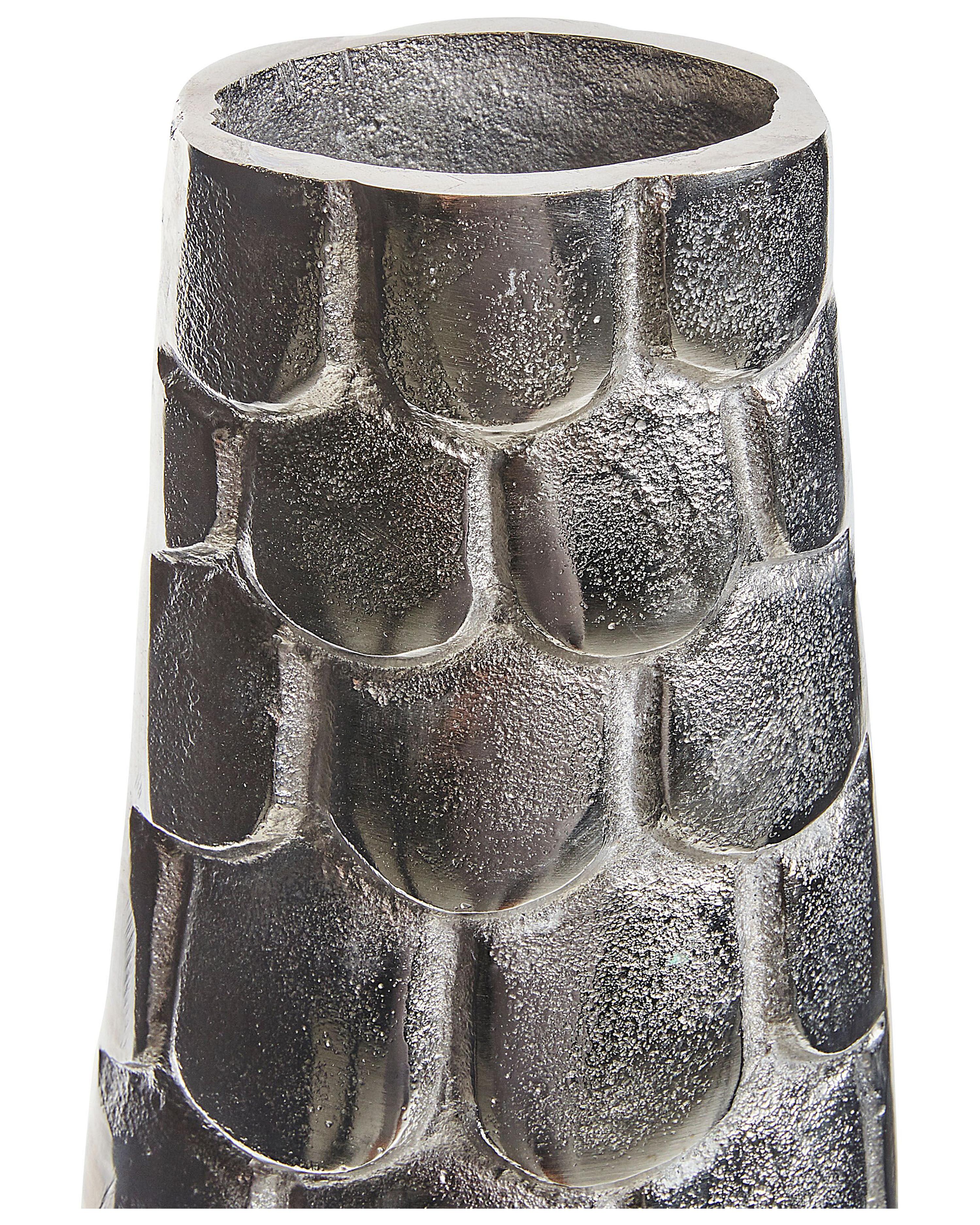 Bloemenvaas SUKHOTHAI Metaal 47 cm Zilver