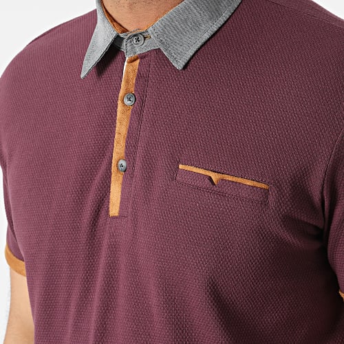 Polo A Manches Courtes JP-850 Bordeaux