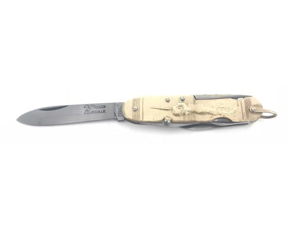 Chasseur - Chien - 6 Pièces Couteau de poche par Coursolle