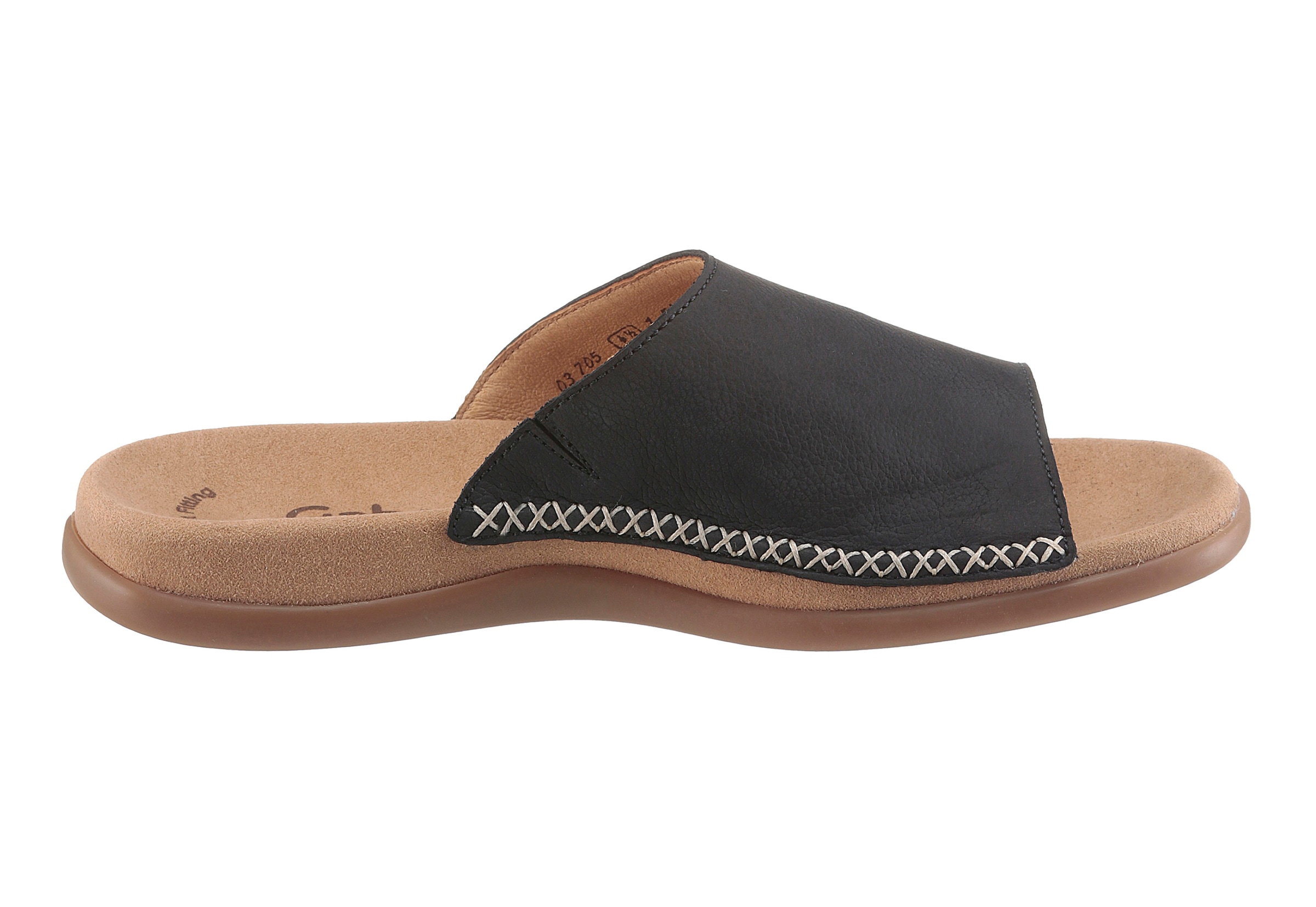 Gabor Pantolette  , Keilabsatz, Sommerschuh, Schlappen in schlichter Form