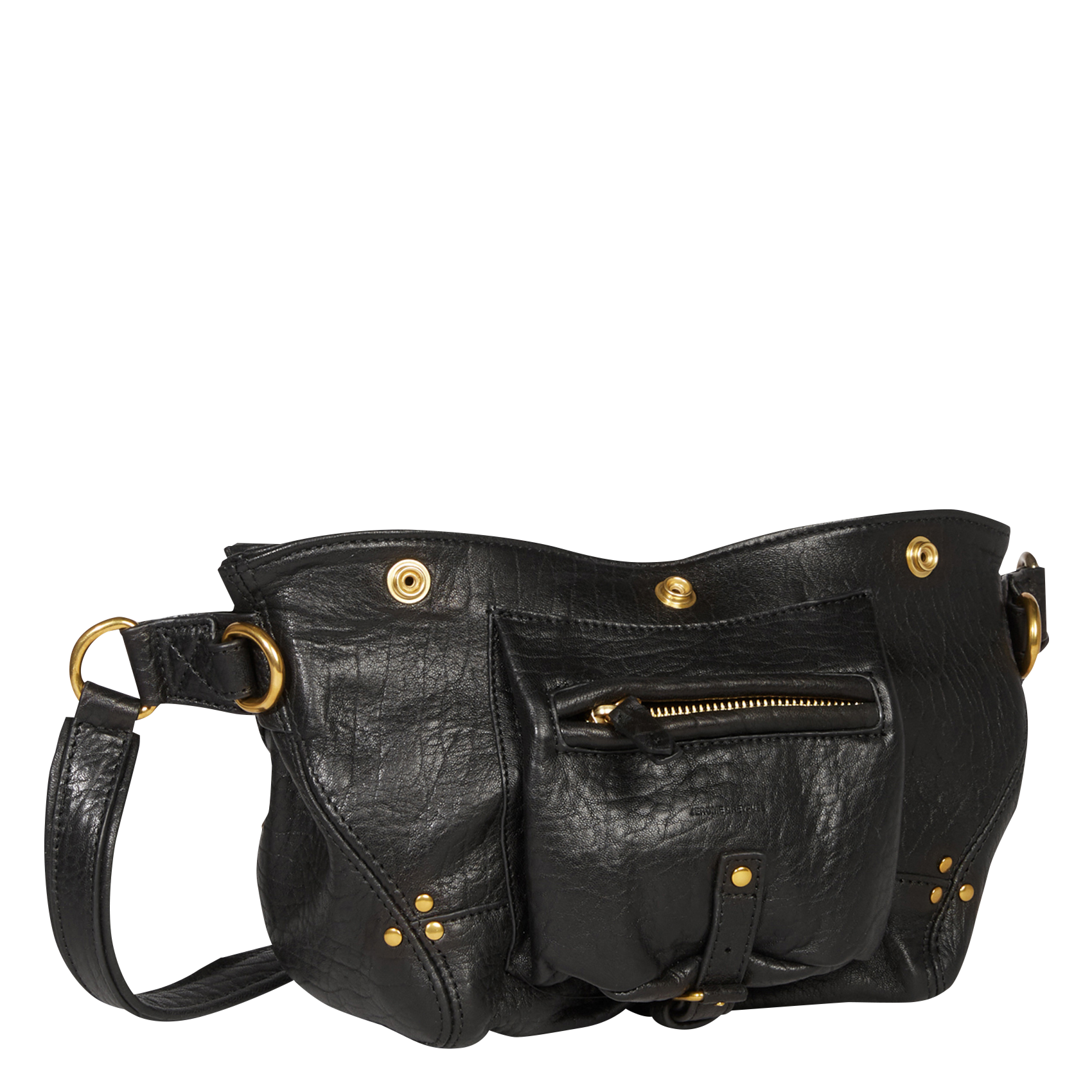 BILLY BANANE - Sac banane en cuir | Noir