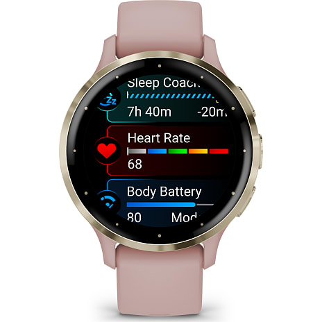 Garmin Venu 3S smartwatch - Dust Rose