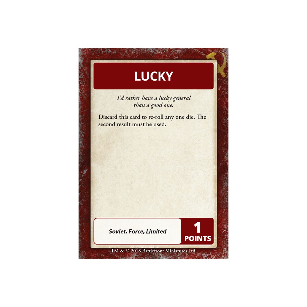 Flames of War - Enemy at the Gates Command Cards
