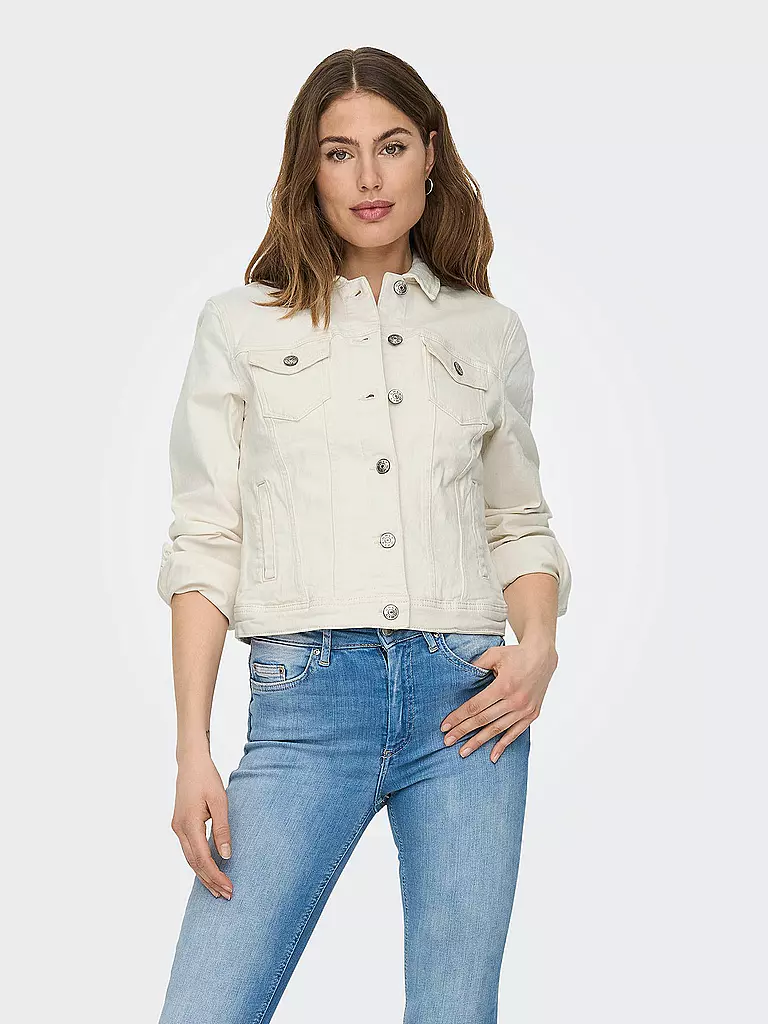 ONLY Jeansjacke ONLTIA creme
