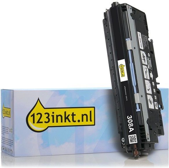 123inkt huismerk vervangt HP 308A (Q2670A) toner zwart
