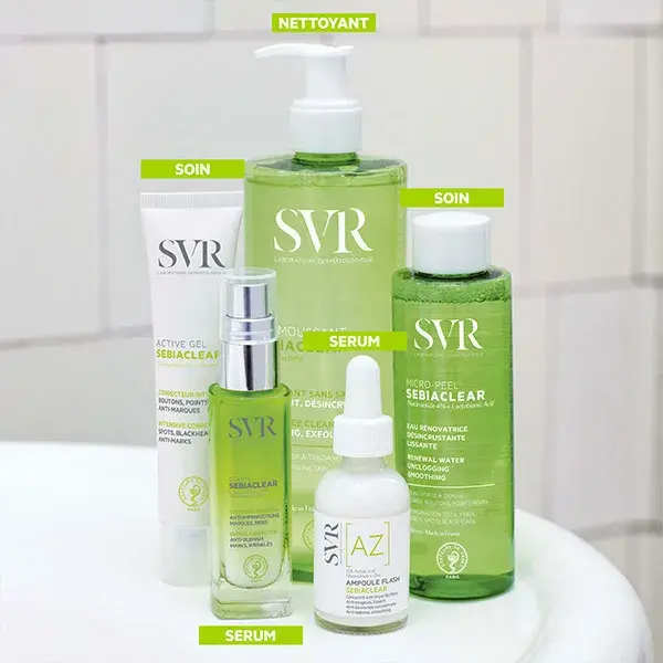Ampola SVR SEBIACLEAR FLASH Anti-imperfeições Anti-vermelhidão Suavizante 30ml