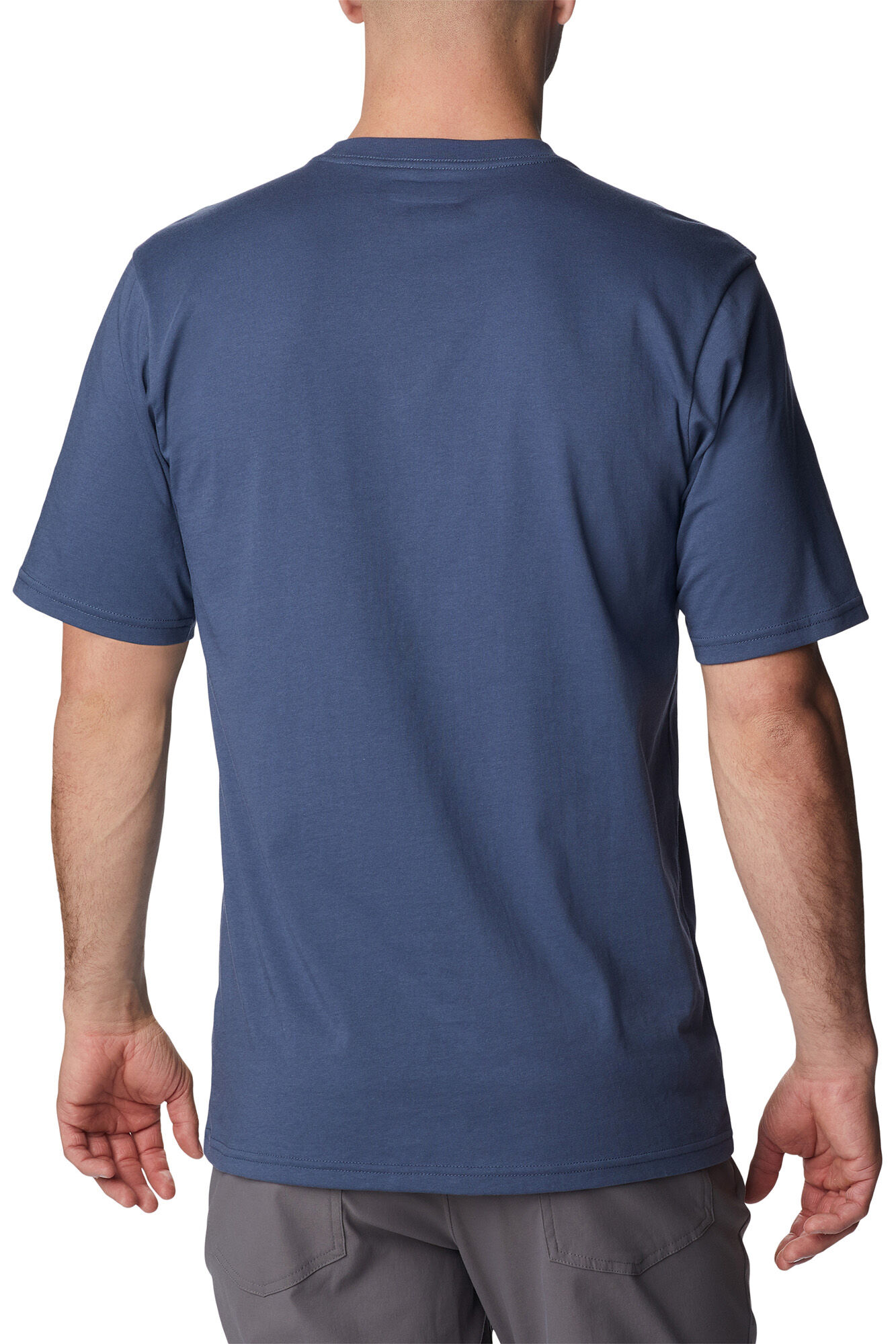 Camiseta masculina de manga curta Columbia com logo básico CSC™ - Azul