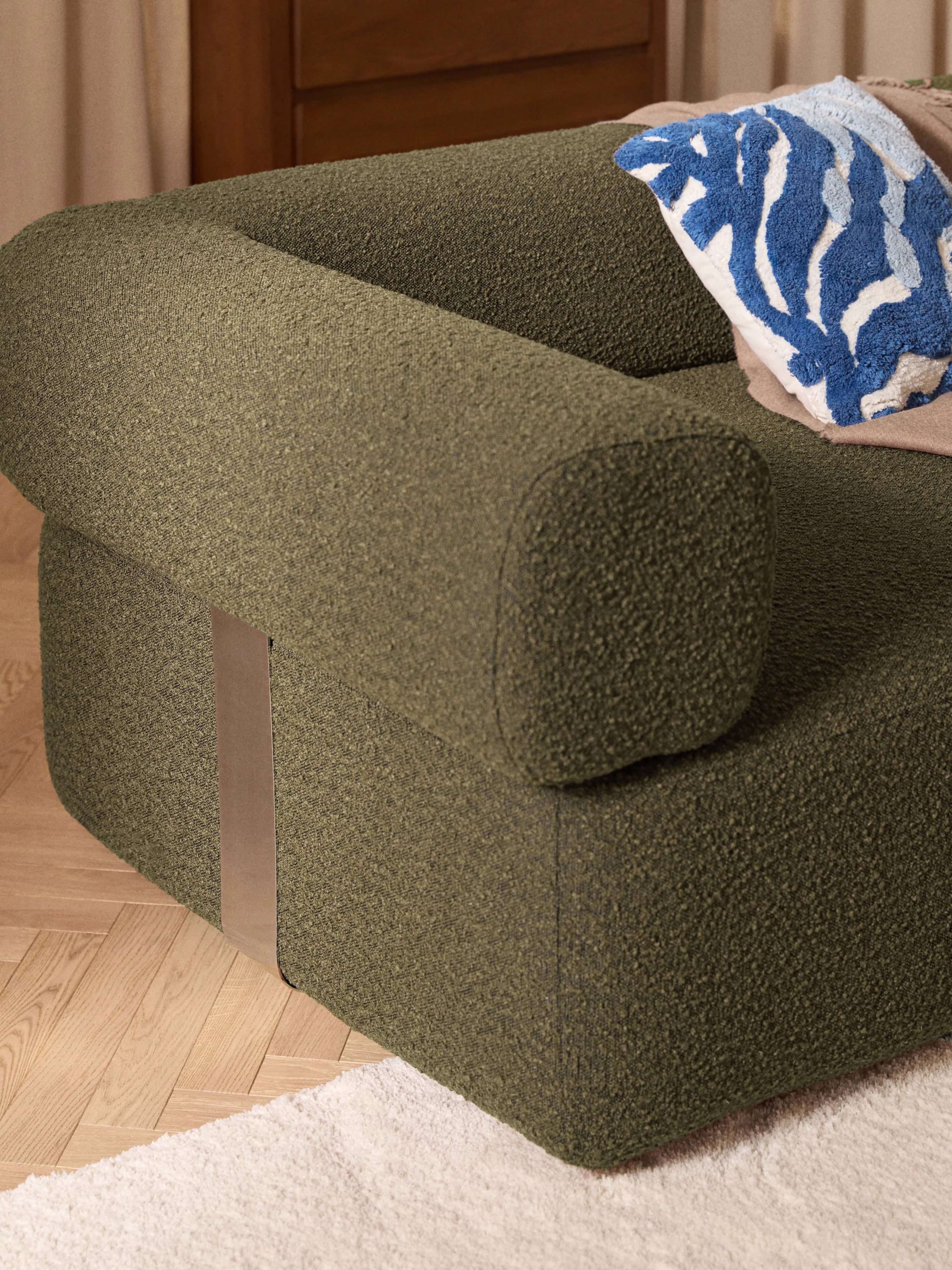 Modulaire bouclé poef Anton