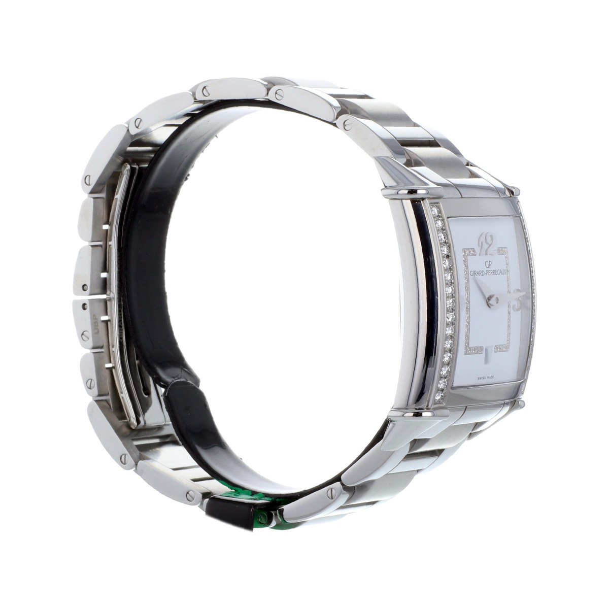 Montre d'occasion Girard Perregaux Lady diamant femme automatique acier