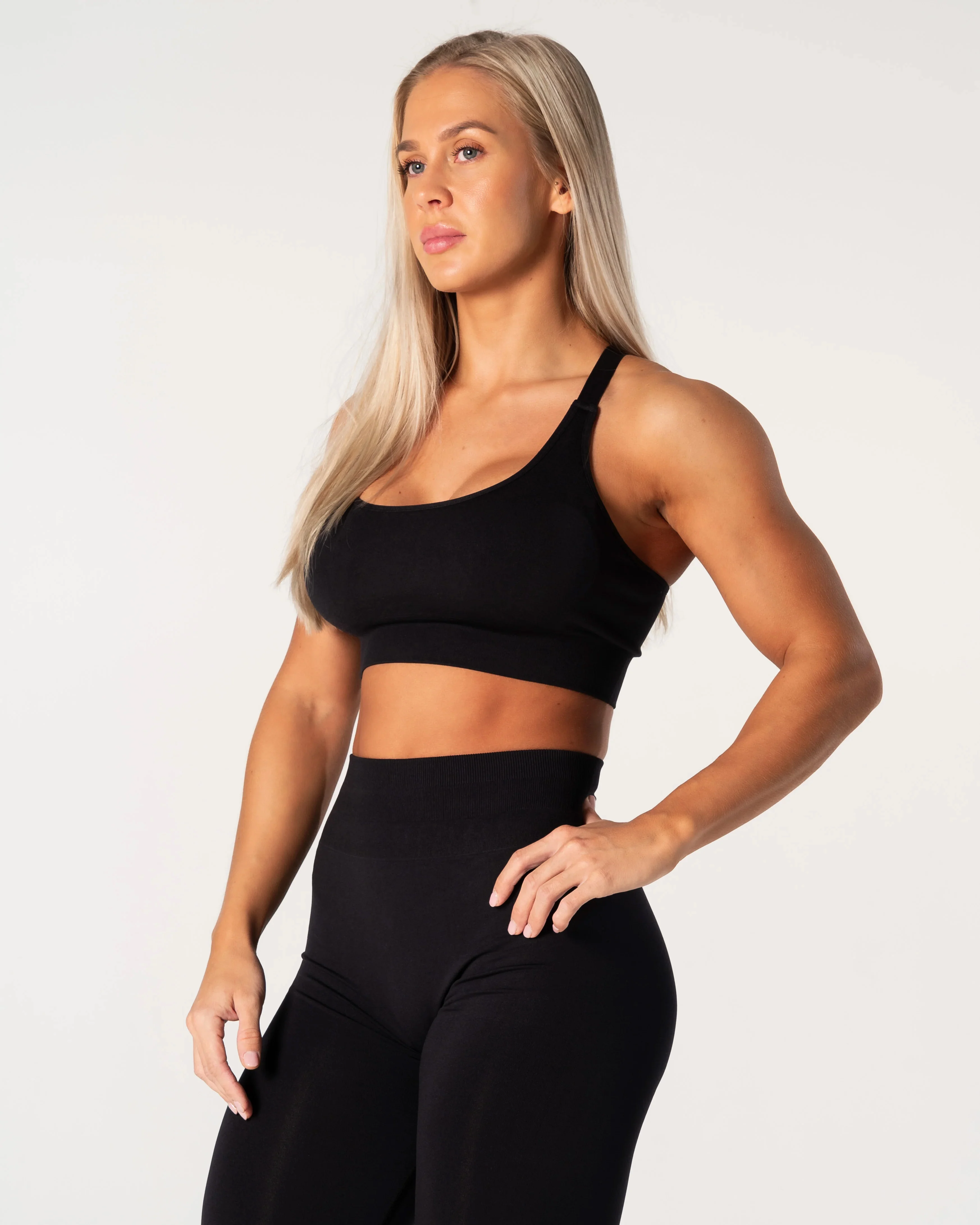 Relode Prime Scrunch Top Black