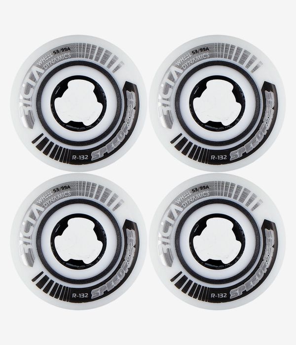 Ricta Speedrings Wide Rollen (white grey) 53mm 99A 4er Pack