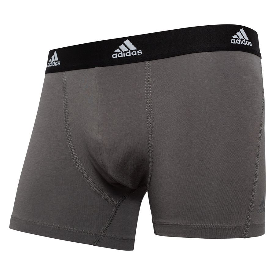 adidas Boxers Active Flex Cotton Pack de 3 - Noir/Gris/Rose