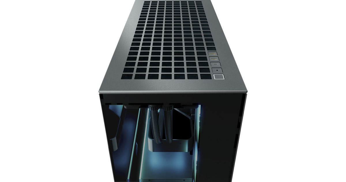 ARCTICXtender midi tower behuizing  (Zwart (mat) | 2x USB-A | 1x USB-C | RGB | Tempered Glass)