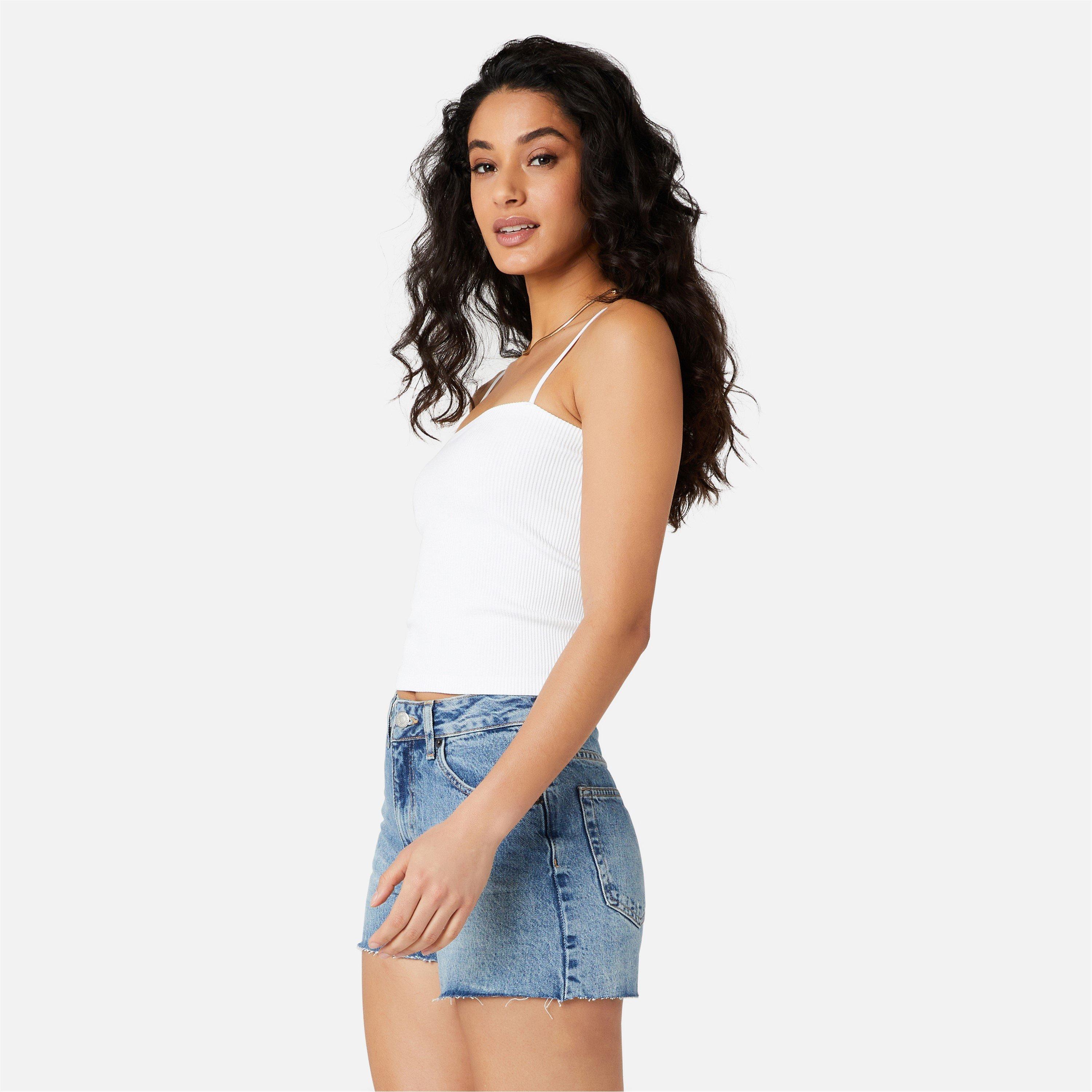 Miso Rib Bandeau Top