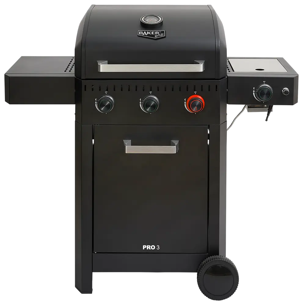 BAKERgrill Gasgrill Pro 3+1