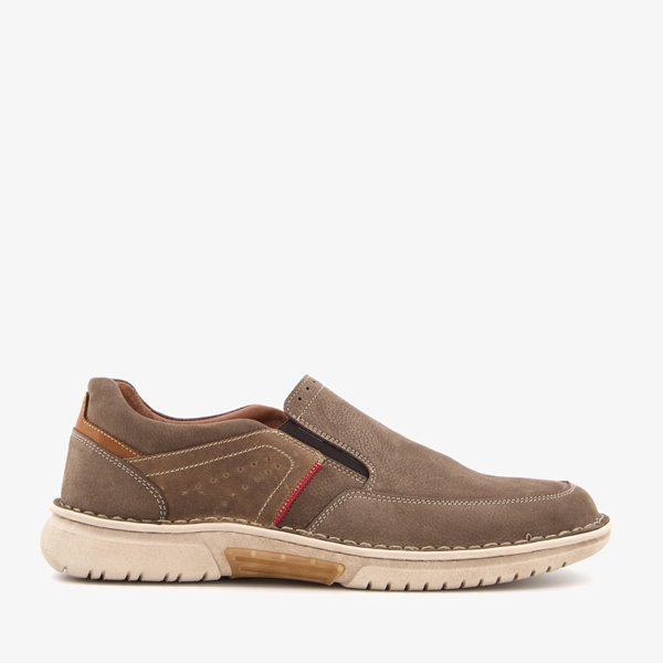 Hush Puppies heren leren instapper bruin