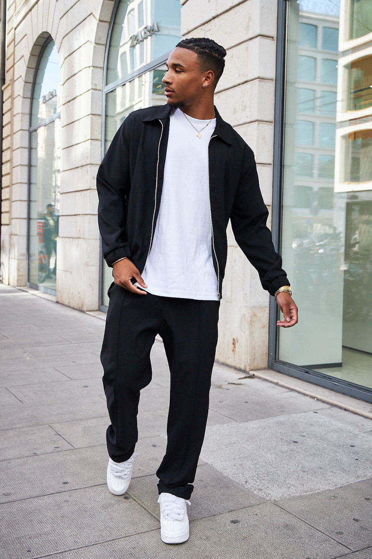 Ensemble 2 pièces veste + pantalon noir