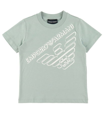 Emporio Armani T-Shirt - 3er-Pack - Navy/Braun/Grün m. Print