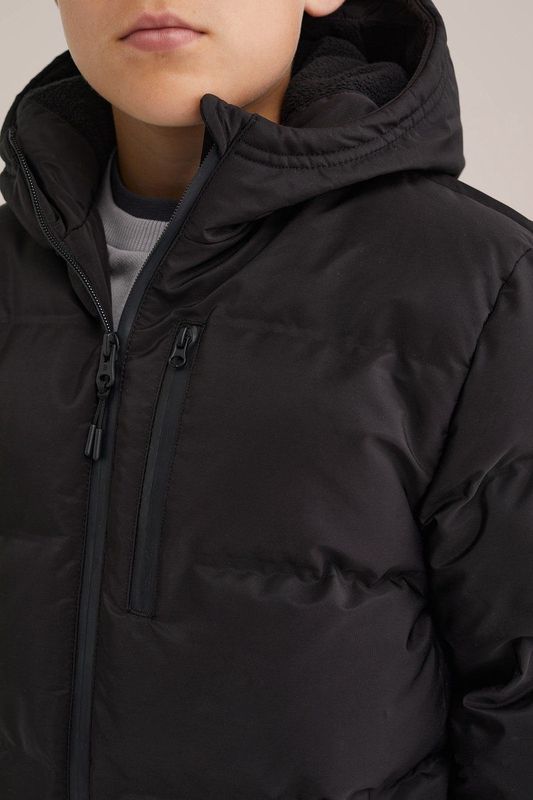 Blue Ridge - Gewatteerde Jas - Zwart - Jongens - Regular Fit